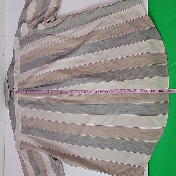 CHATHAM CLOTH ENRO  STRIPED SHORT SLEEVE SHIRT/ L. - Picture 4 of 9